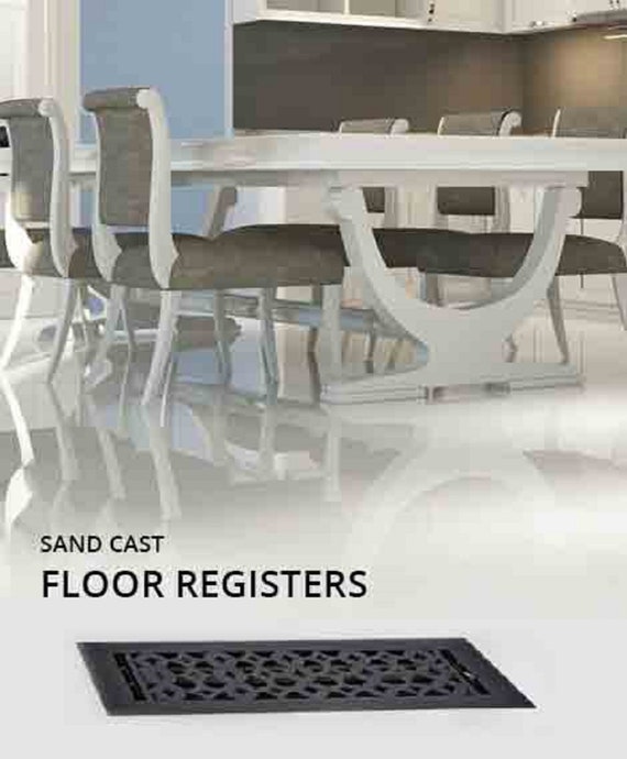 Handcrafted Floor Register 4x10 Hvac Floor Grates With Etsy