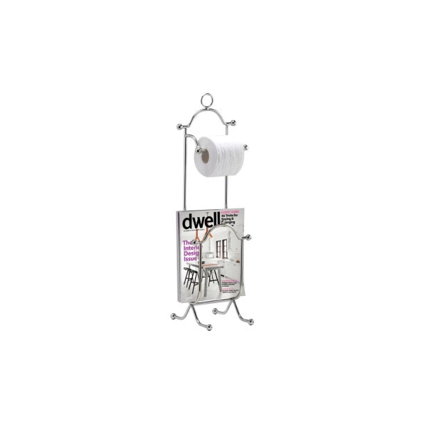 Taymor Toilet Paper Holder & Magazine Rack Polished Chrome