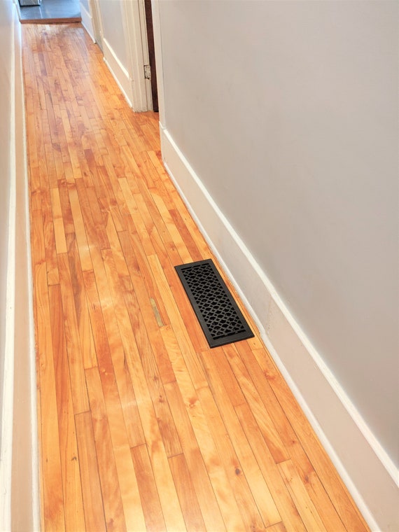 Heavy Duty Cast Iron Floor Register 10 X 14 Re Paint Able Etsy