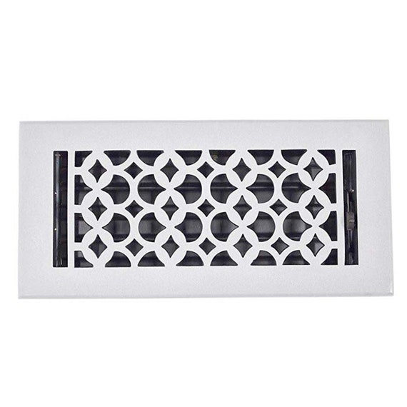 Cast Aluminum Floor Register 4x10 Handcrafted Re Paint Etsy