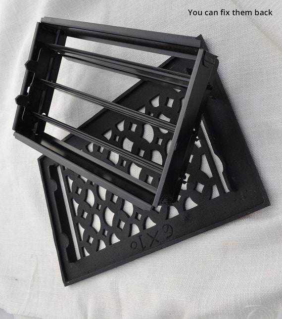Cast Iron Floor Register 6x10 For Home Decor Re Paint Etsy