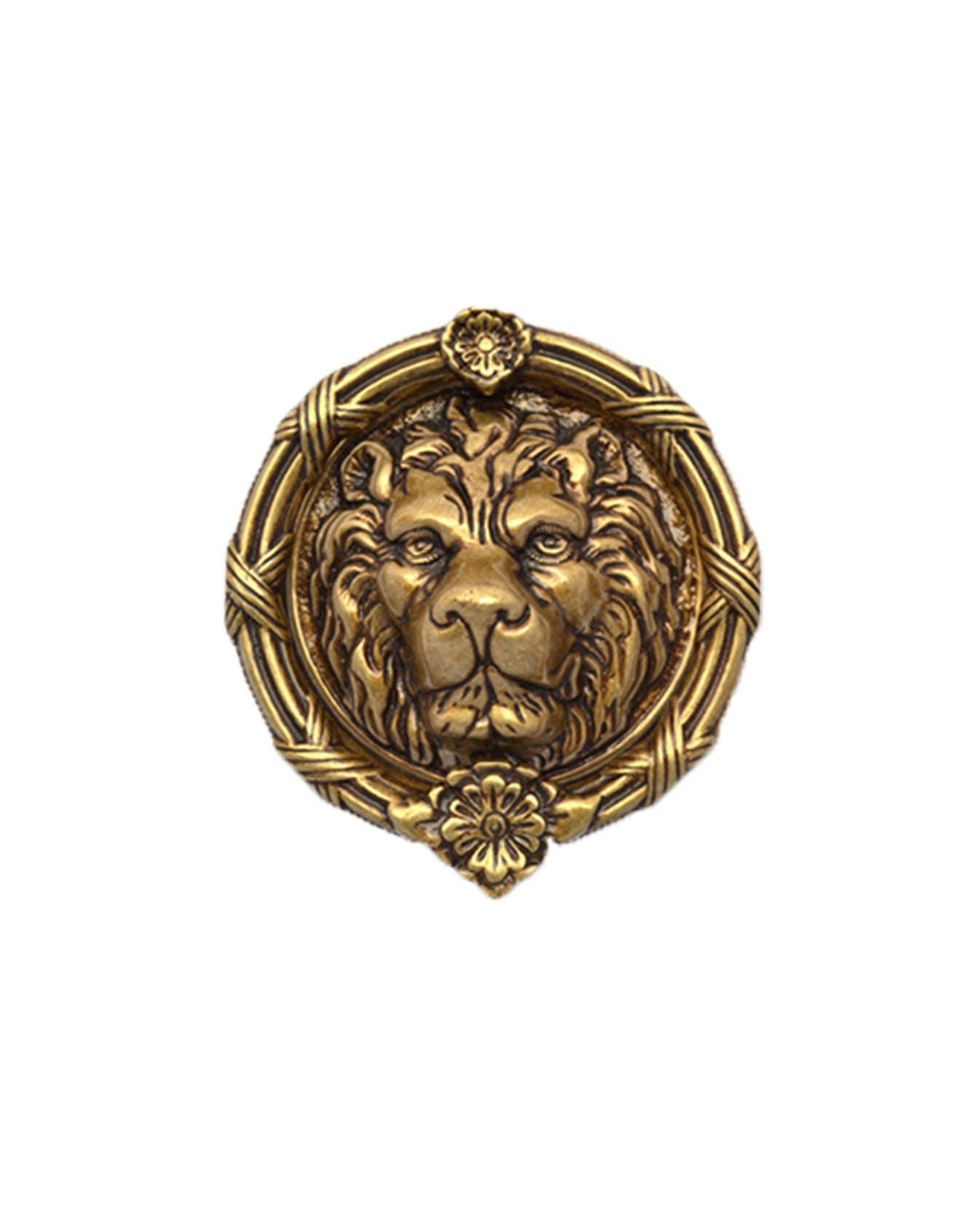 Door Knocker Lions Head 4 Antique Brass Etsy
