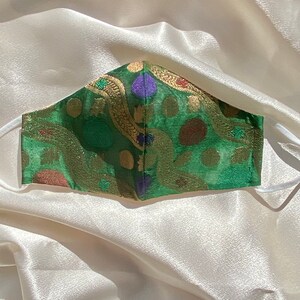 Indian Sari Fabric Face Mask image 4