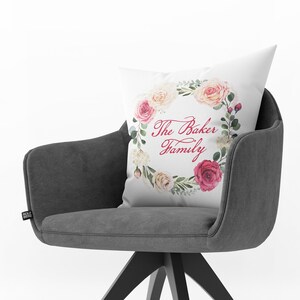 Personalised Family Cushion