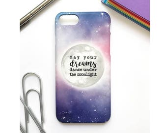 Personalised Phone Case, Dream Moon Phone Case, Personalized Phone Case, iPhone, Samsung, LG, Google