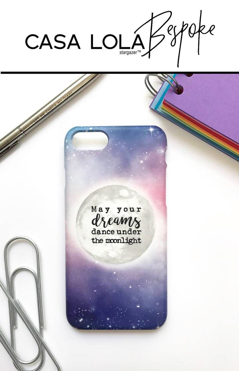 Personalised Phone Case, Dream Moon Phone Case, Personalized Phone Case, iPhone, Samsung, LG, Google image 5