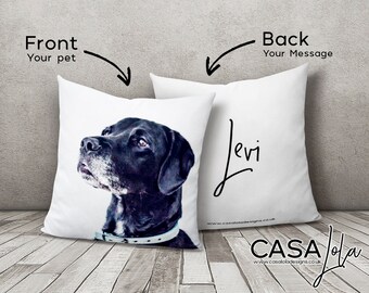 Pets Personalised Cushion, Pet Memorial, Pet Loss Gift, Dog Lover Gift, Cat Lover Gift, Animal Decor, Pet Decor