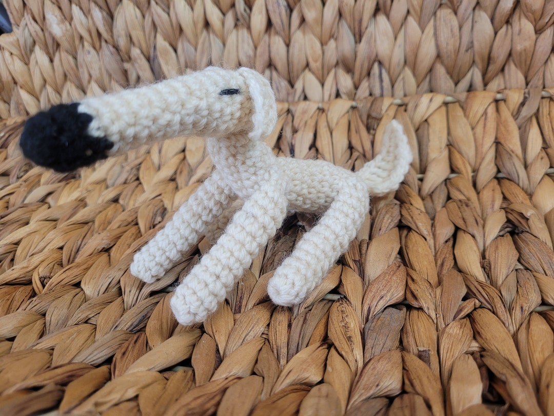 Crochet Borzoi Plush Toy Amigurumi Puppy Dog Etsy