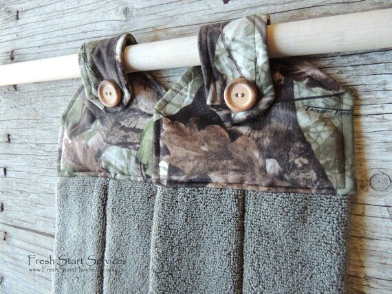 Camo Hanging Towel Camo Kitchen Towel Camo Gifts Kitchen Etsy