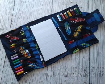 Kit gara auto Art - regali di Pasqua personalizzati per i bambini - trasporta lungo da colorare - colorare le attività di libro - corsa - regali per bambini personalizzati