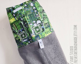 Hard Drive Asciugamano con cappuccio - Asciugamano da spiaggia personalizzato - Asciugamani per bambini - Asciugamano con cappuccio personalizzato - Regalo per nipoti - Asciugamano da spiaggia - Regali per bambini