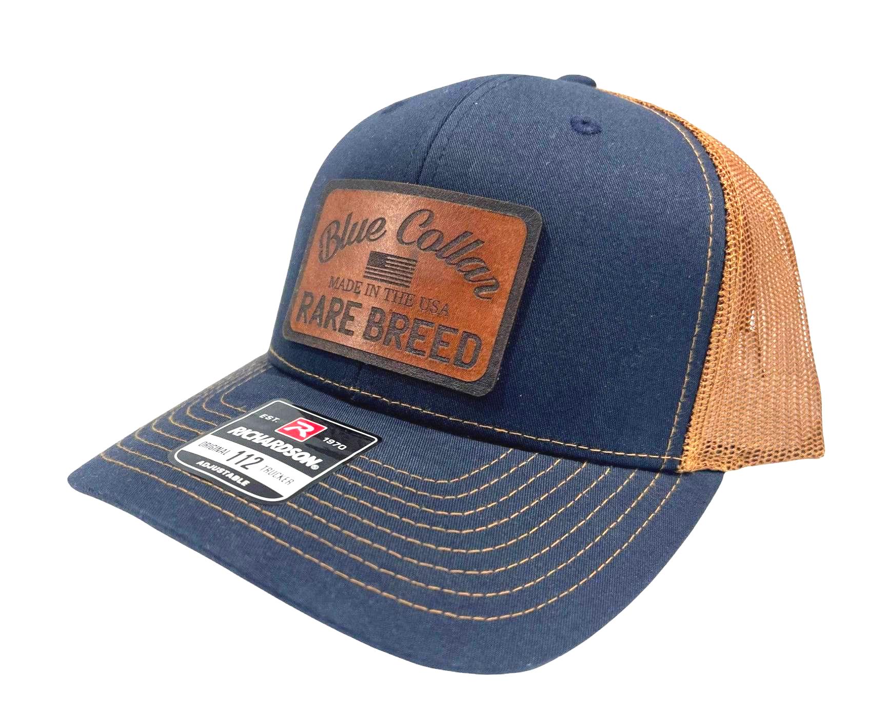 Le Mans GULF Embroidered Patch Richardson 112 Trucker Mesh Snapback Cap Racing Richardson 112 Hat with D main image 2