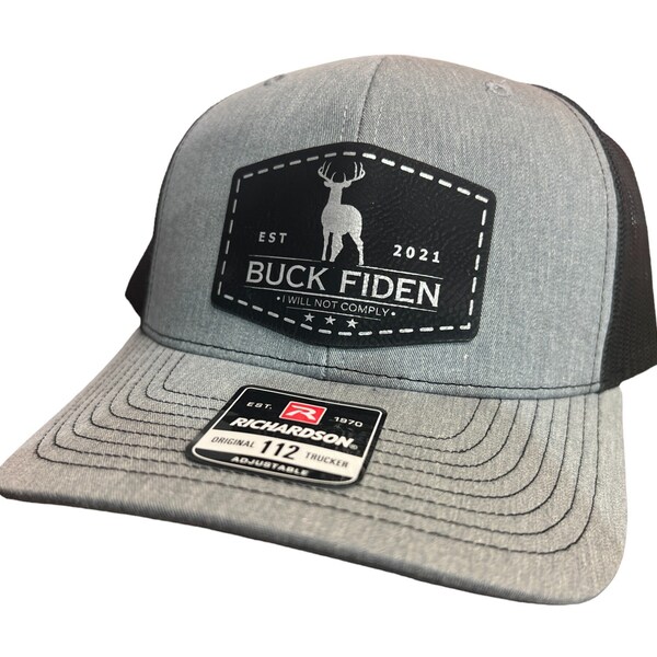 Buck Fiden I Will Not Comply Richardson 112 Trucker Hat
