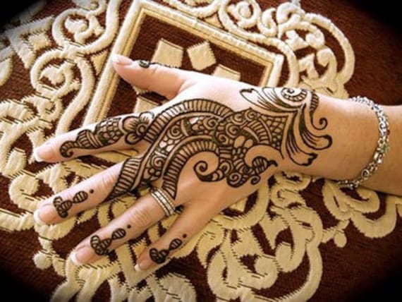 4 X Natural Prem Dulhan Brown Henna Cones Temporary Tattoo