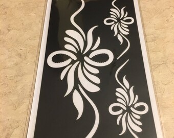 1 PC India Henna Temporary Tattoo Stencils For Hand Feet Arm Legs  DYI #S209