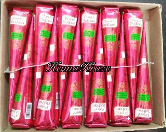 NEW!! 12 Natural  Brown Henna Cones Temporary Tattoo Body Art Mehendi Ink FAST SHIPPING