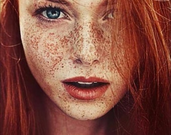 1 Natural Henna Cone For Temporary FAUX FRECKLES