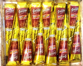 Quality Maroon Red Color Henna Paste Cones Temporary Tattoo Body Art Ink CHOOSE QTY!!