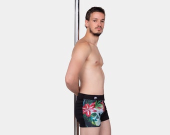 Rock & Roll Men's Pole Dance Shorts: Ultimate Polewear for Men's Pole Fitness, Dance, and Competition + Swimsuit Option