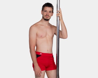 Pole Pro Men's Performance Shorts: Ultimate Pole Dancewear for Fitness, Sport, and Competition – Also Great as Men's Swimsuit!