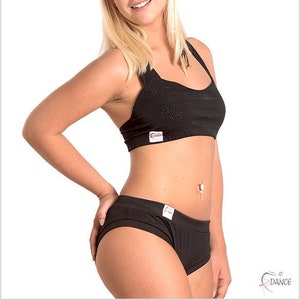 Funkelndes Top & Shorts Set für Pole Dance / Fitness / Pole Wear Set / Pole Sport / Activewear / Polewear / Wettbewerb / Exotischer Pole Dance