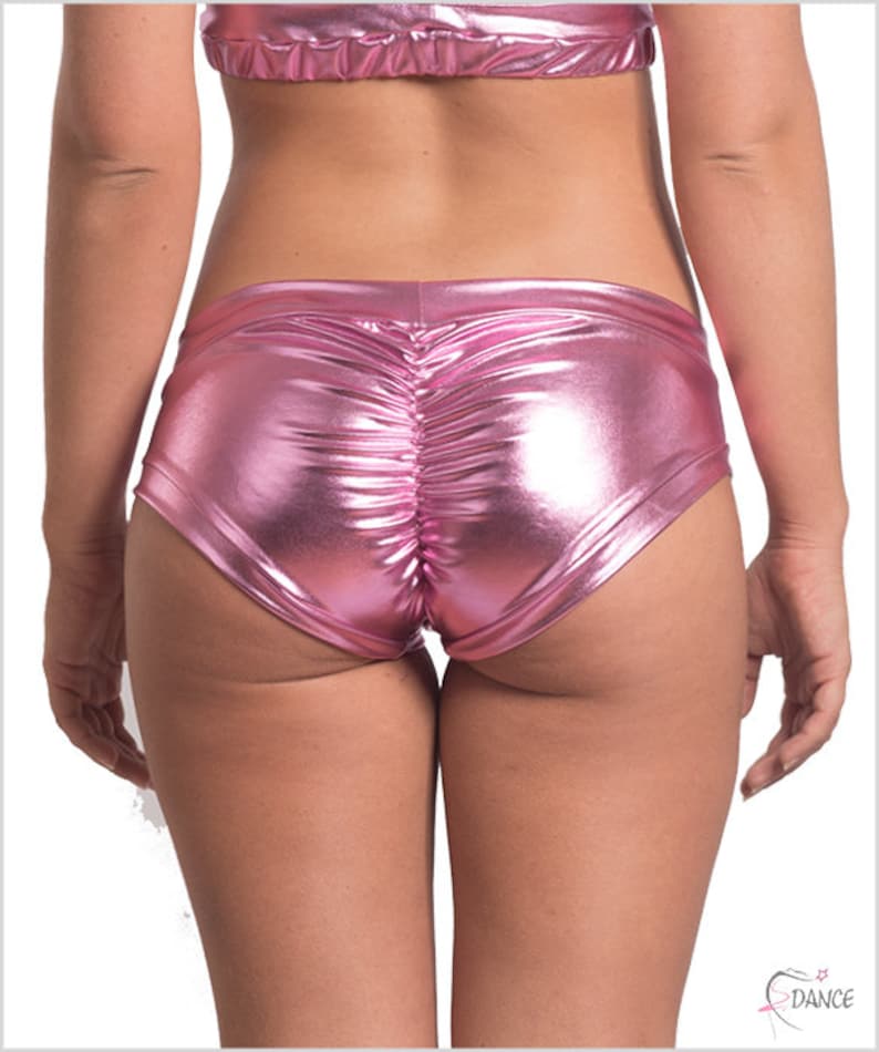 Metallic Shorts for Pole Dancing Pole Wear and Dance Fitness Etsy