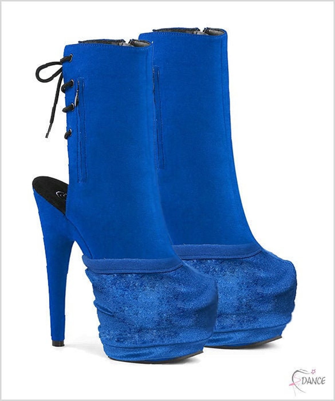 Platform Protectors, Pleaser Shoes Sox Velvet Cover, Multicolor, Pole