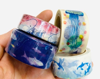 Full Roll Clearance Sale 4 rolls of limited edition Washi tape masking tapes bundle hello panda