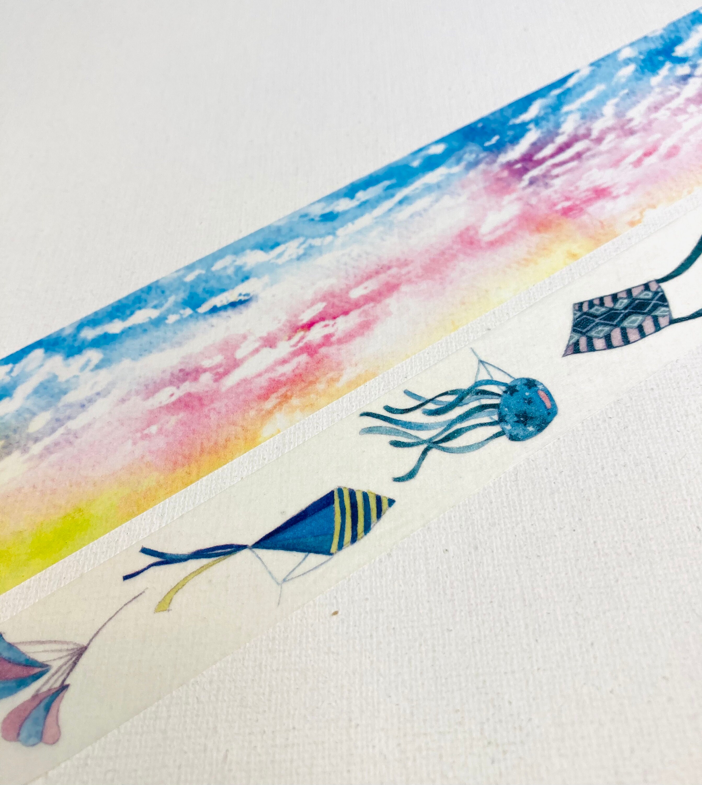 2 Rolls of Limited Edition Washi Tape Flying Kites in Big Etsy UK