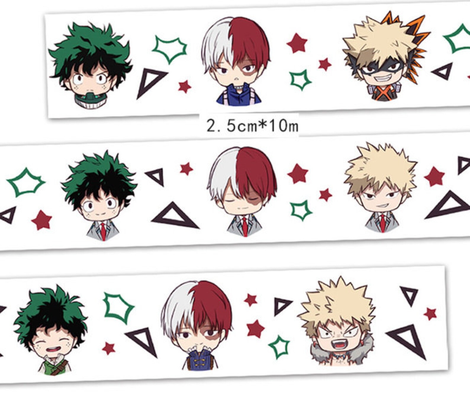 1 Roll of Limited Edition Anime Washi Tape My Hero Academia Etsy