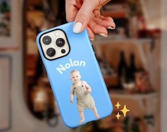 Custom Baby Photo Phone Case | Personalized  Baby Face iPhone Case | iPhone 13 | iPhone 11 | iPhone 12 | iPhone 13 Pro Max |iPhone XR
