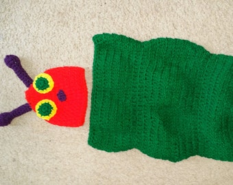 Caterpillar Crochet Baby Bunting Costume