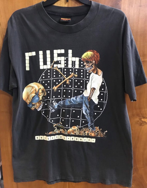 Vintage 1990 Rush “Roll The Bones” Shirt (L) - image 1