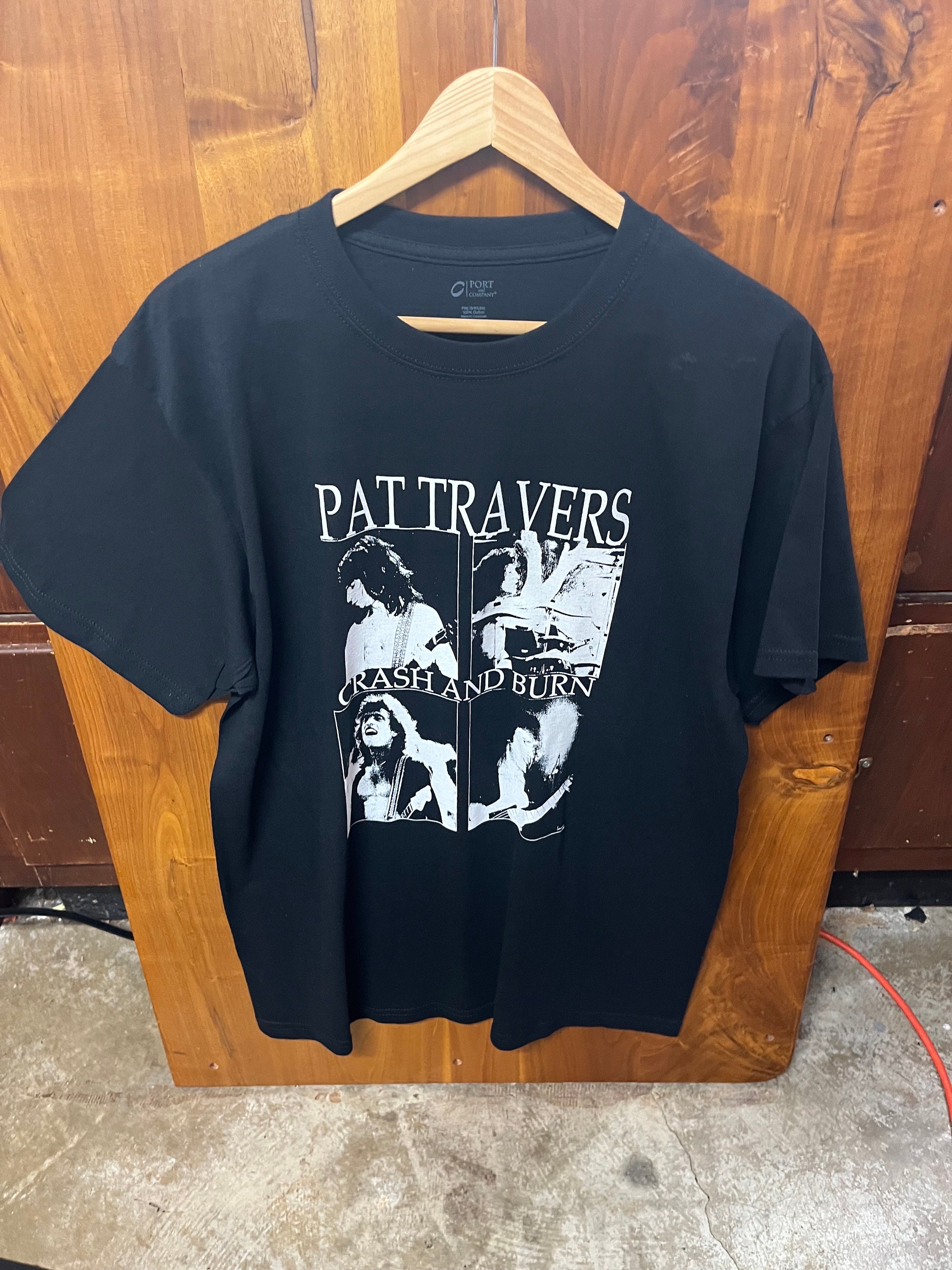 pat travers 70s ヴィンテージ ラグラン バンドT | toptotoe.ie