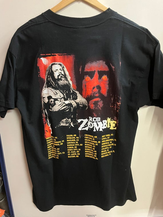 Vintage 2002 ROB ZOMBIE Demon Speeding Tour shirt… - image 2