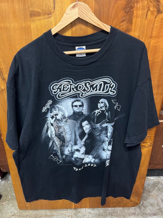 Aerosmith T Shirt  Aerosmith Boston to Budokan Vintage Inspired Slim Fit T- Shirt