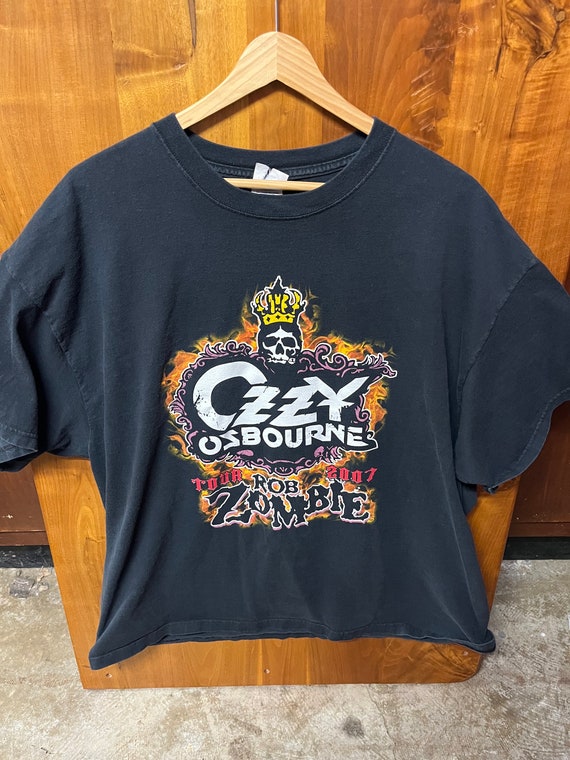 Ozzy Osborne Rob Zombie 2017 Tour t shirt (2XL)