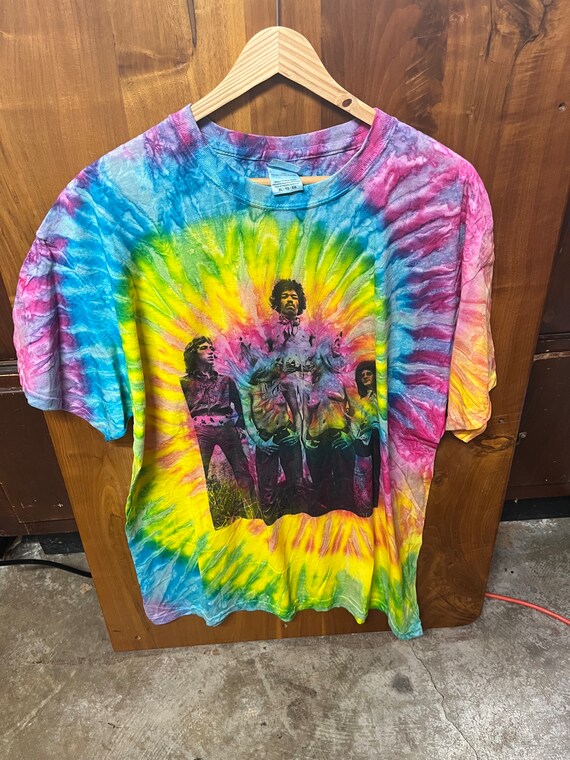 jimi hendrix tie dye t shirt