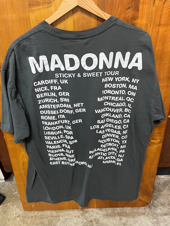 Original Madonna Sticky and Sweet Tour t shirt - Gem