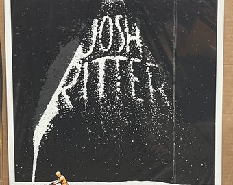2014 Original Josh Ritter with Gregory Alan Isakov Promo Poster