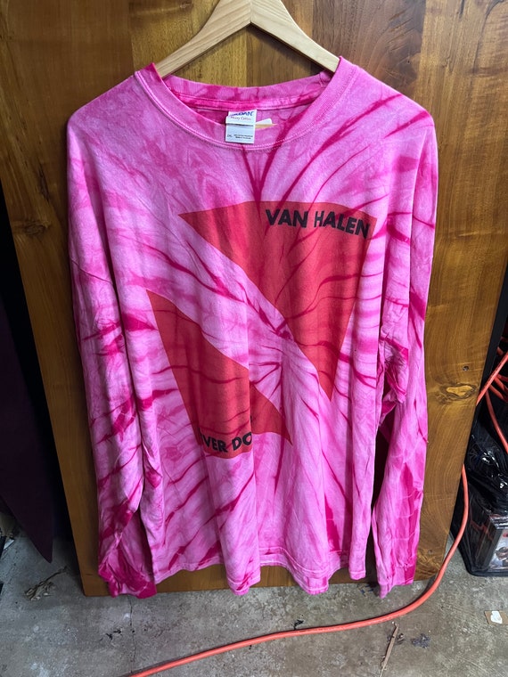 Van Halen diver down long sleeve tie dye