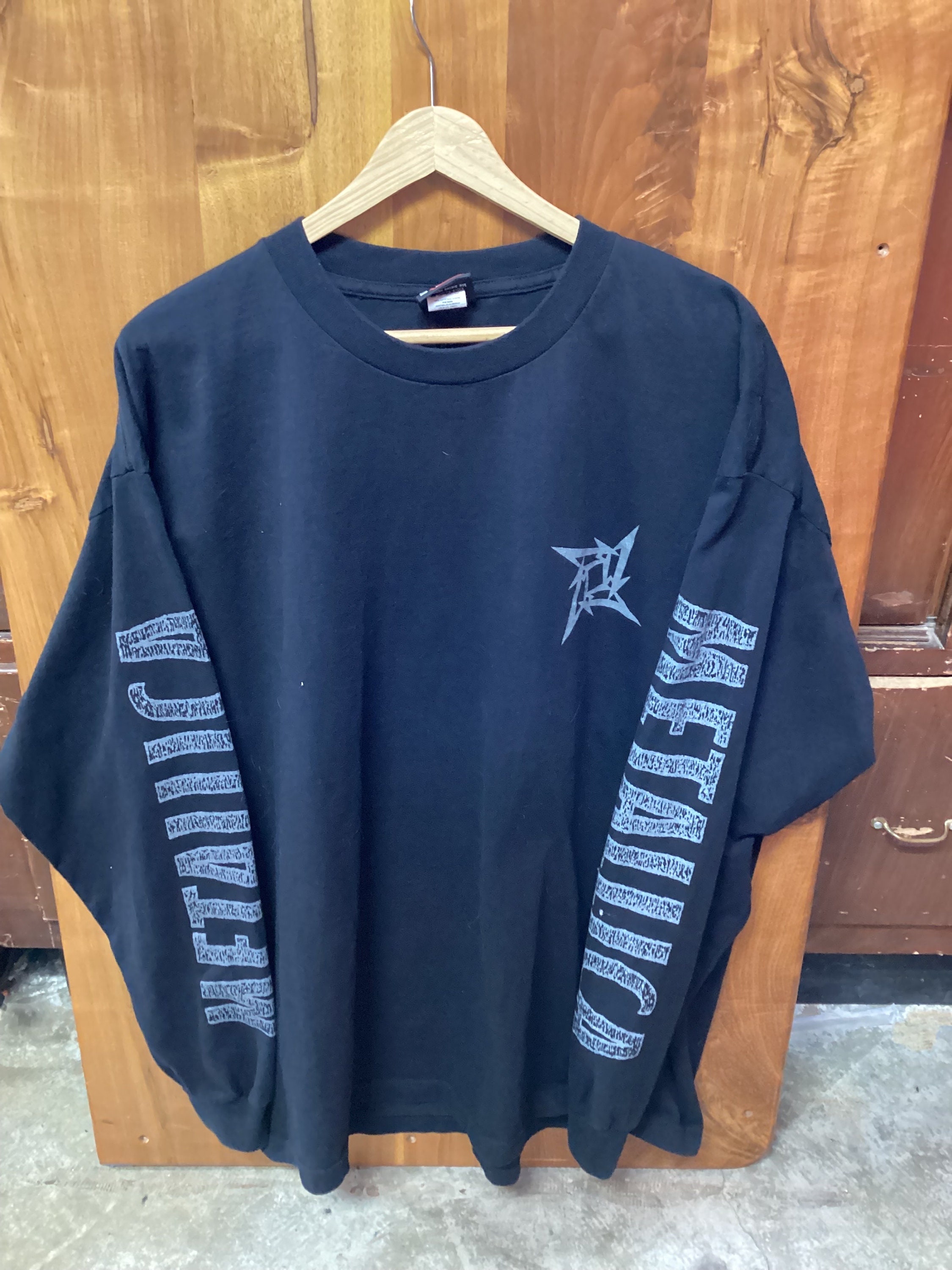 Metallica long 2025 sleeve t shirt