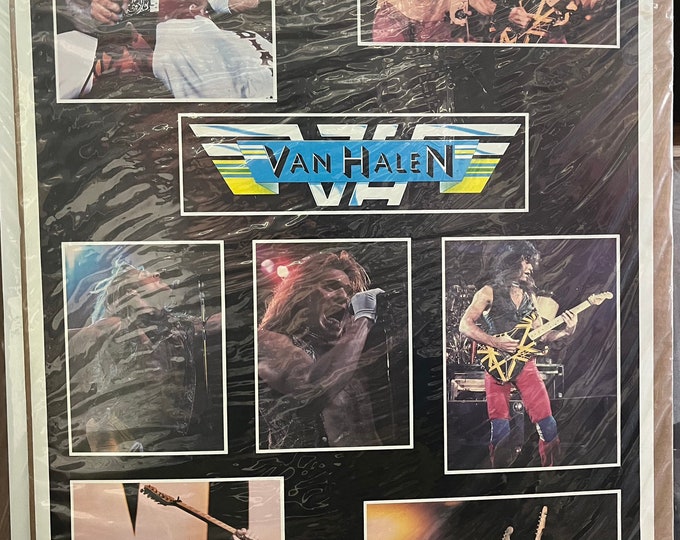 Vintage 1978 VAN HALEN Self-Titled Debut Album Poster