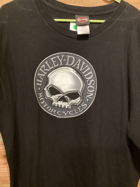Harley Davidson Motorcycles black T-shirt - (XX-La