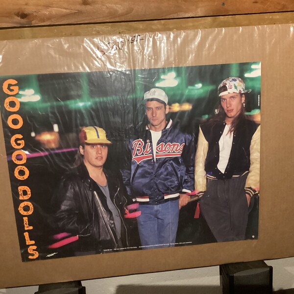 1990 Goo Goo Dolls Hold Me Up promotional poster