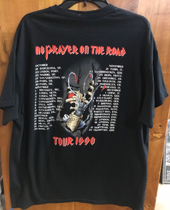 Vintage 1990 IRON MAIDEN “No Prayer on the Road” … - image 2