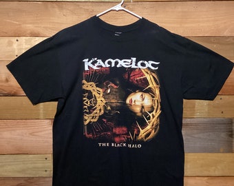 T-shirt VINTAGE 2005 Kamelot « le halo noir » (XL)