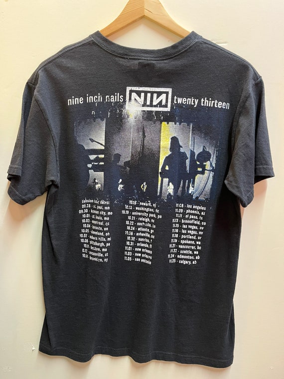 2013 NINE INCH NAILS Tension Tour Shirt (size M) - image 2