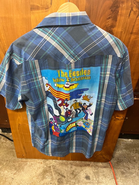 The Beatles Yellow Submarine flannel