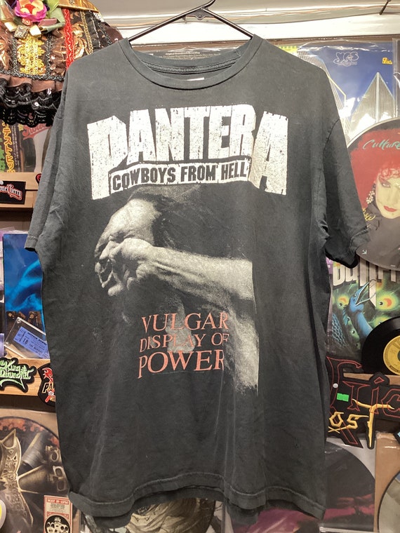 Pantera Vulgar Display of Power Tee, Size L - image 1